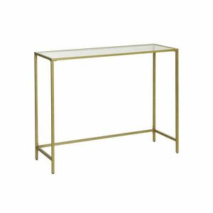 Konzolasztal / tálaló asztal Vasagle - 100 cm (arany) kép