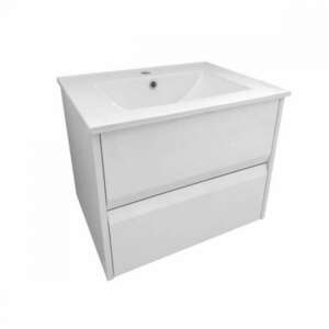 Mirano Paladium fürdőszobabútor + mosdókagyló + szifon - 60 cm (fehér) kép