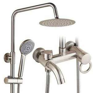 TRENDYS, Három funkciós zuhany oszlop, szatinált rozsdamentes acélból kép