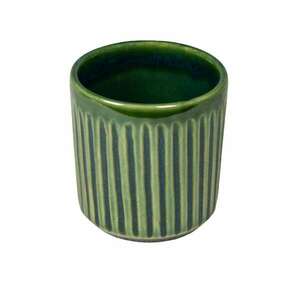 Zöld, dombormintás, 60 ml-es Cesiro pohár kép