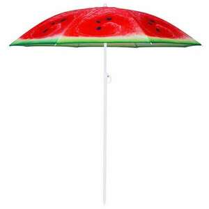Összecsukható napernyő, Sersimo BU020, 180cm, görögdinnye kép