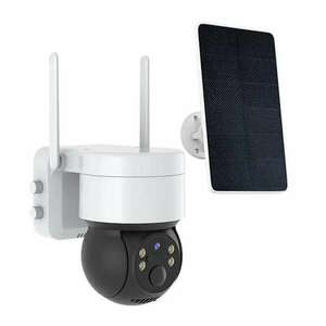Vezeték nélküli PTZ kültéri megfigyelő kamera napelemmel, 2MP, Wi... kép