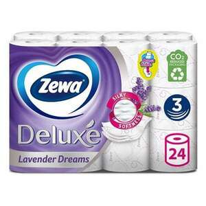 Toalettpapír ZEWA Deluxe 3 rétegű 24 tekercses Levendula kép