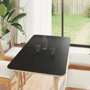 vidaXL öntapadós matt fekete PVC bútormatricák 90 x 500 cm kép