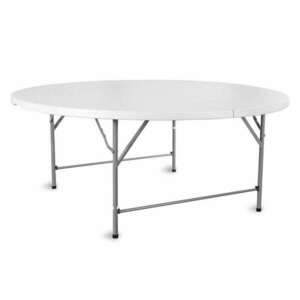Összecsukható konferencia asztal, 183cm, 183cm, 25kg (R183-round) kép