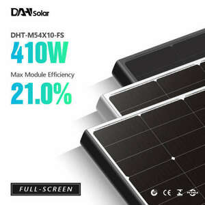 DAH Solar DHM-54X10/FS 410W Full Screen with black frame Mono 410W kép