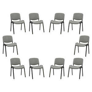 Irodai szék, szürke, ISO NEW kép