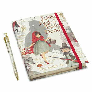 Jegyzetfüzet golyóstollal 192 oldal Little Red Riding Hood – Kartos kép