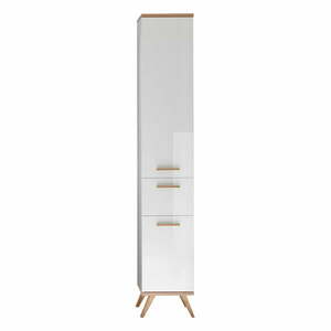 Fehér magas fürdőszoba szekrény 36x205 cm Set 923 - Pelipal kép