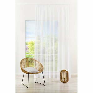 Fehér átlátszó függöny 300x260 cm Plano – Mendola Fabrics kép