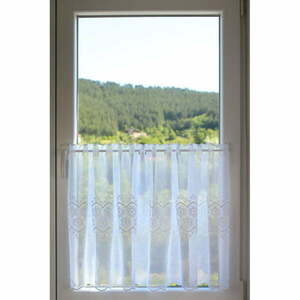 Fehér átlátszó függöny 150x60 cm Channel – Mendola Fabrics kép