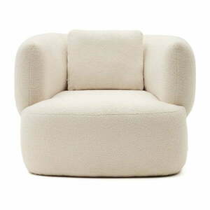 Krémszínű buklé fotel Martina – Kave Home kép