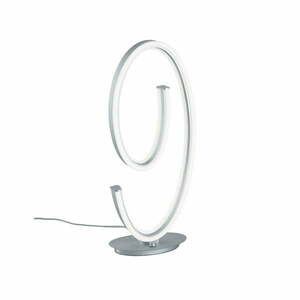 Szürke LED asztali lámpa hangvezérléssel-mobil alkalmazás vezérléssel, fém búrával (magasság 65 cm) Ciola – CINQUE kép