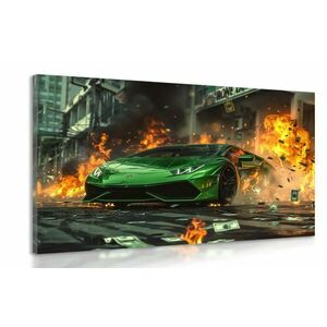 Kép zöld Lamborghini Huracan kép