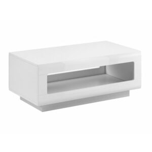 Dohányzóasztal Austin H102 (Fehér + Fényes fehér) kép