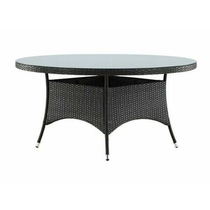 Kerti asztal Dallas 667 (Fekete + Szürke) kép