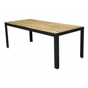 Kerti asztal Dallas 673 (Akác + Fekete) kép