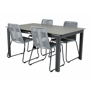 Asztal és szék garnitúra Dallas 3506 (Szürke) kép