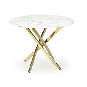 Asztal Houston 1538 (Aranysárga + Fehér márvány) kép