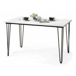Asztal Glendale 104 (Matt fehér + Fekete) kép