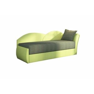 RICCARDO kinyitható kanapé, 200x80x75 cm, sötétzöld/világoszöld, jobbos kép