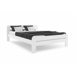 DALLASO ágy, 140x200, fehér kép