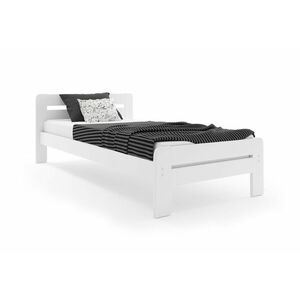 DALLASO ágy matraccal, 90x200, fehér kép