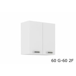 EPSILON 60 G-60 2F kétajtós felső konyhaszekrény, 60x60x31, fehér kép