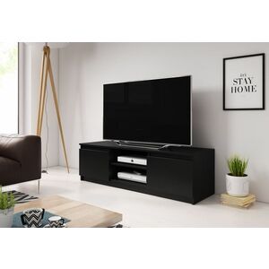 BASTE TV asztal, 120x35, 5x38, fekete grafit kép