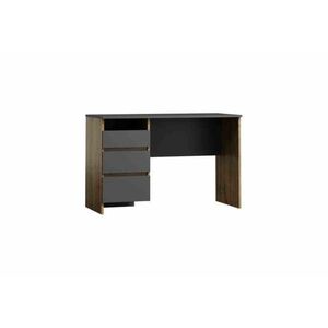 SADIF íróasztal, 120x77x55, antracit/tölgy wotan kép
