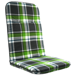 SUN GARDEN Párna magas székre kockás zöld kép