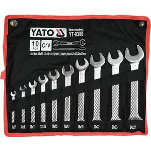 YATO Lapos kulcsok készlete 10 db 6 - 27 mm kép