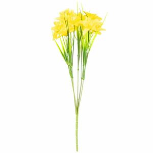 Nárcisz műcsokor, 15 virág, sárga, 32 cm-es kép