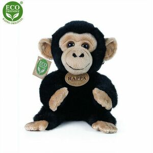 Rappa ülő plüss csimpánz majom, 18 cm kép