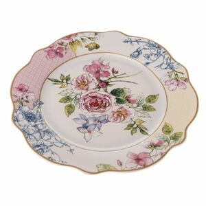 Rózsa porcelán desszert tányér, 19, 2 cm kép