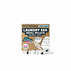 ECOEGG tojáspatron fehér és világos ruhákra, 50 mosás, friss pamut kép