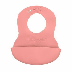 Baby Ono Állítható műanyag előke zsebbel, rózsaszín kép