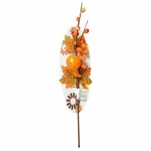 Őszi ág bogyókkal, tökkel és levelekkel, 40 cm kép