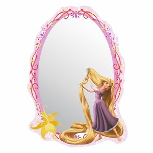Rapunzel gyerek öntapadós hercegnő tükör, 15 x 21, 5 cm kép