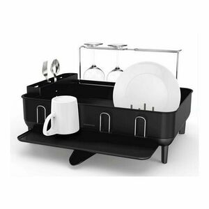Simplehuman edénycsepegtető acélkerettelpoharakhoz, fekete kép