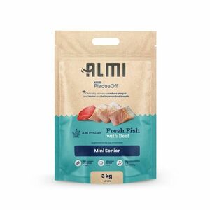 ALMI Mini Senior granulátum tengeri moszattal, 3 kg kép