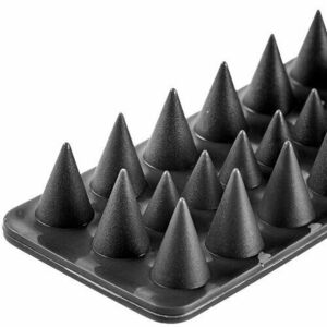 Műanyag madárriasztó tüskék 4 db-os szett, fekete , 50 x 4, 5 cm kép