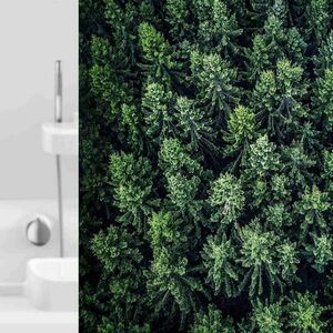 Grund Foresta zuhanyfüggöny zöld, 180 x 200 cm kép