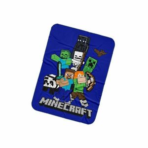 Minecraft Time to Mine gyerek takaró, 100 x 140 cm kép
