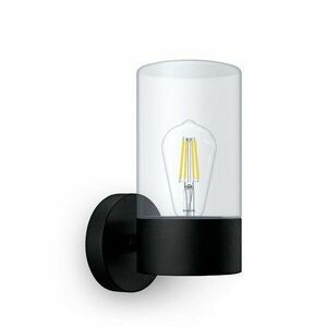 Philips Flareon kültéri fali lámpa E27 max. 25W, tápegység nélkül, fekete színben kép