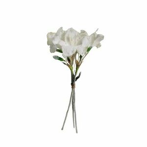 Liliom művirág, fehér kép