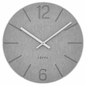 LAVVU Natur szürke óra, átmérő 34 cm kép