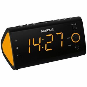 Sencor SRC 170 OR rádiós ébresztőóra , narancssárga kép