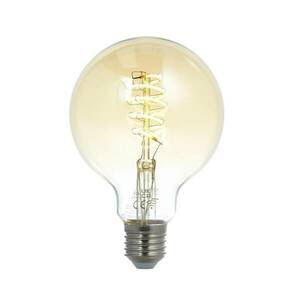LUUMR Smart LED gömblámpa 2db E27 G95 4, 9W világos borostyán színű Tuya kép