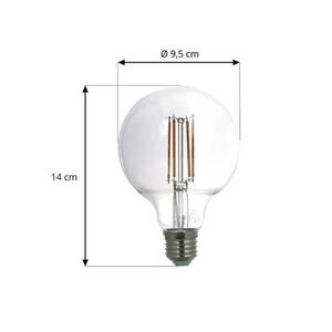 LUUMR Smart LED gömblámpa 3 db E27 füstös szürke 4.9W Tuya kép